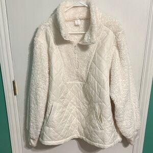 Livi Active Cream Teddy Jacket Womens 18/20